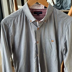 Ted Baker London Men’s Button Down Shirt Size: 4 (L)